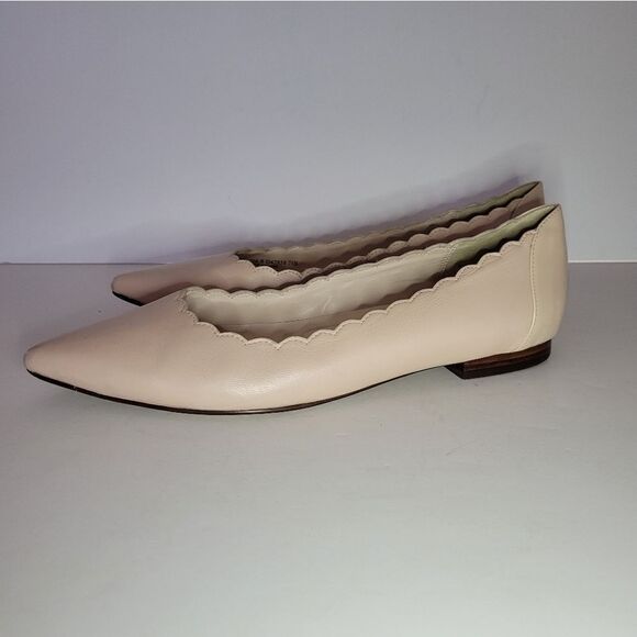 Alice Scalloped Skimmer Flat, Froth/Patent - Picture 5 of 12